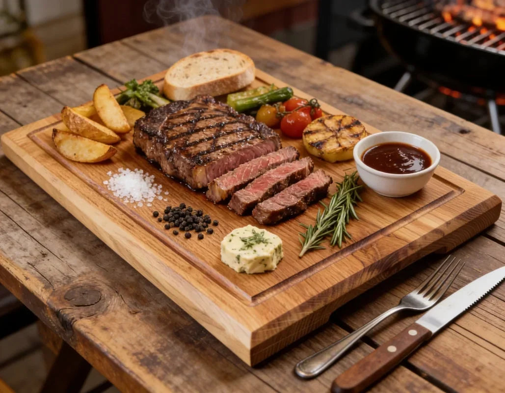 Steak Night für 4 – so kommt das komplette BBQ auf den Tisch