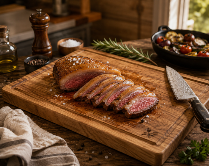 Schneidebrett für Picanha – schneiden, ruhen lassen & servieren