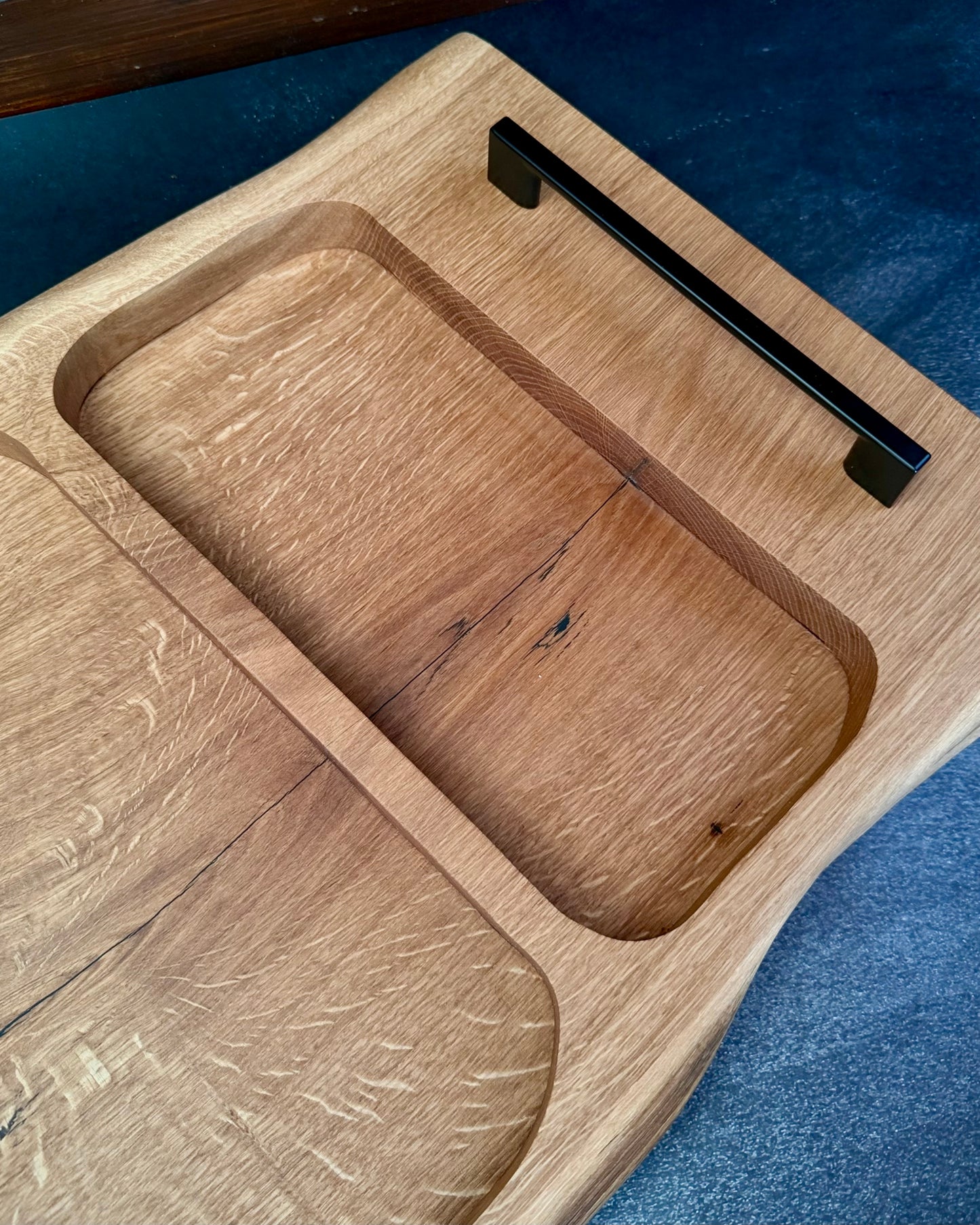 PITMASTER BOARD 80x35x4cm Eiche – BBQ Servierbrett für Grillen, Anrichten & Catering
