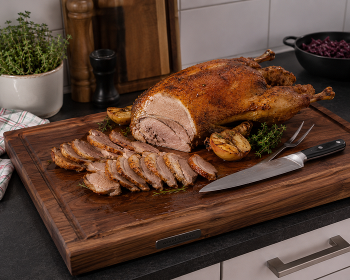 Schneidebrett für Gänsebraten – welches Brett passt zum Tranchieren?