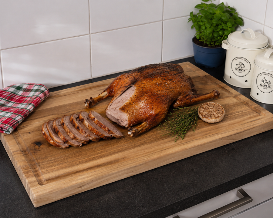 Schneidebrett für Ente – welches Brett passt für Brust, Keule & ganze Ente?