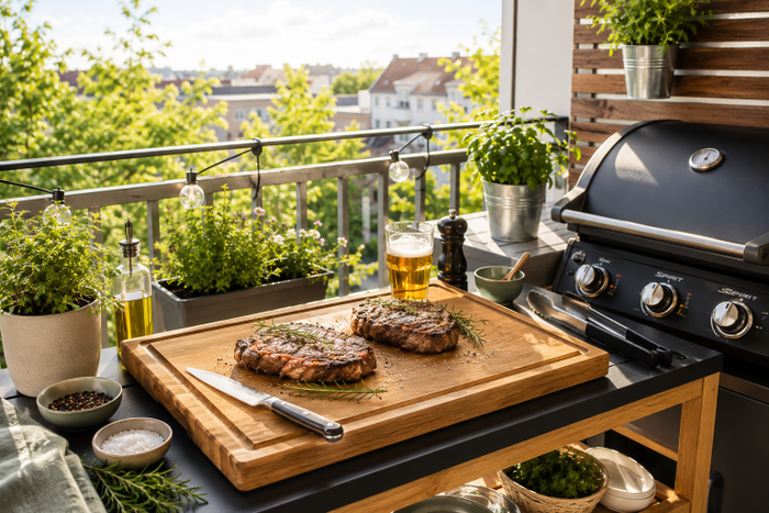 Welches Brett für den Balkon-Grill?