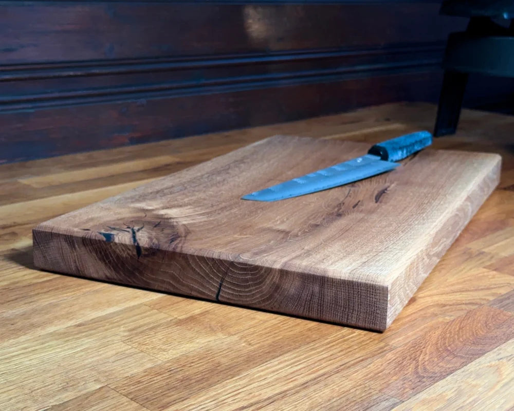 Eiche Schneidebrett 50x30 cm – mehr Länge für Brot, Gemüse und Vorbereitung