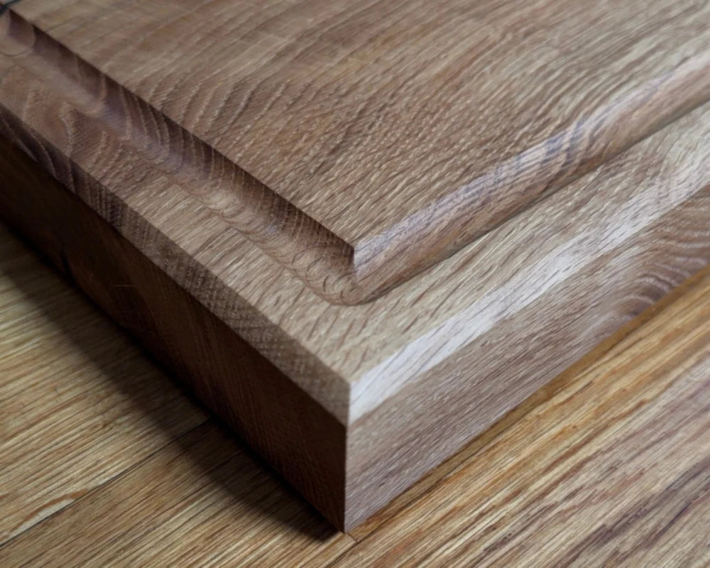Eiche Schneidebrett 50x30 cm – mehr Länge für Brot, Gemüse und Vorbereitung
