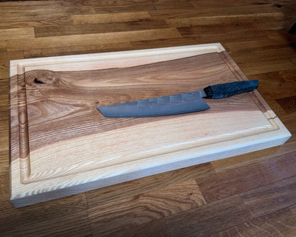 Esche Schneidebrett 50x30 cm – helles Holzbrett für die tägliche Küche