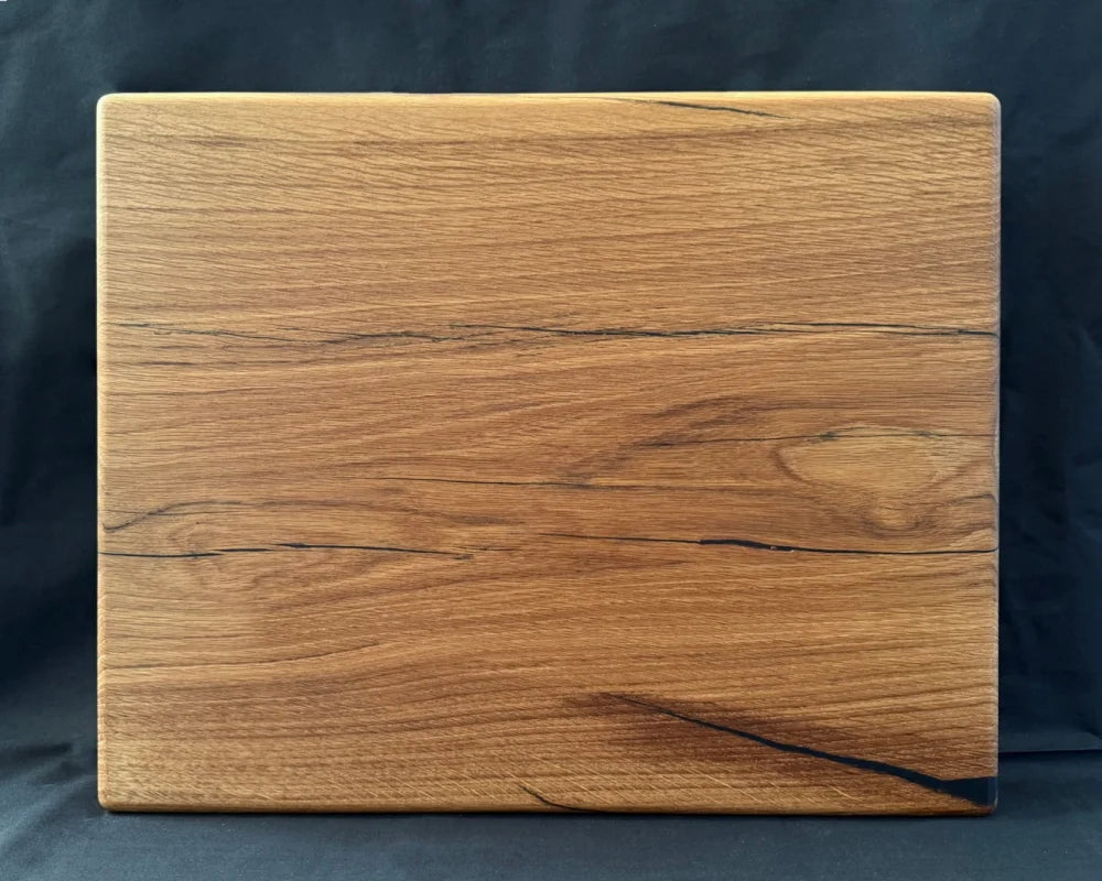 HEAVY OAK XL – massives Eiche-Schneidebrett für BBQ und große Aufgaben | 50 × 40 × 6 cm