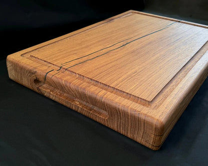 HEAVY OAK XXL – massives Eiche-Schneidebrett für große BBQ-Runden | 60 × 40 × 6 cm