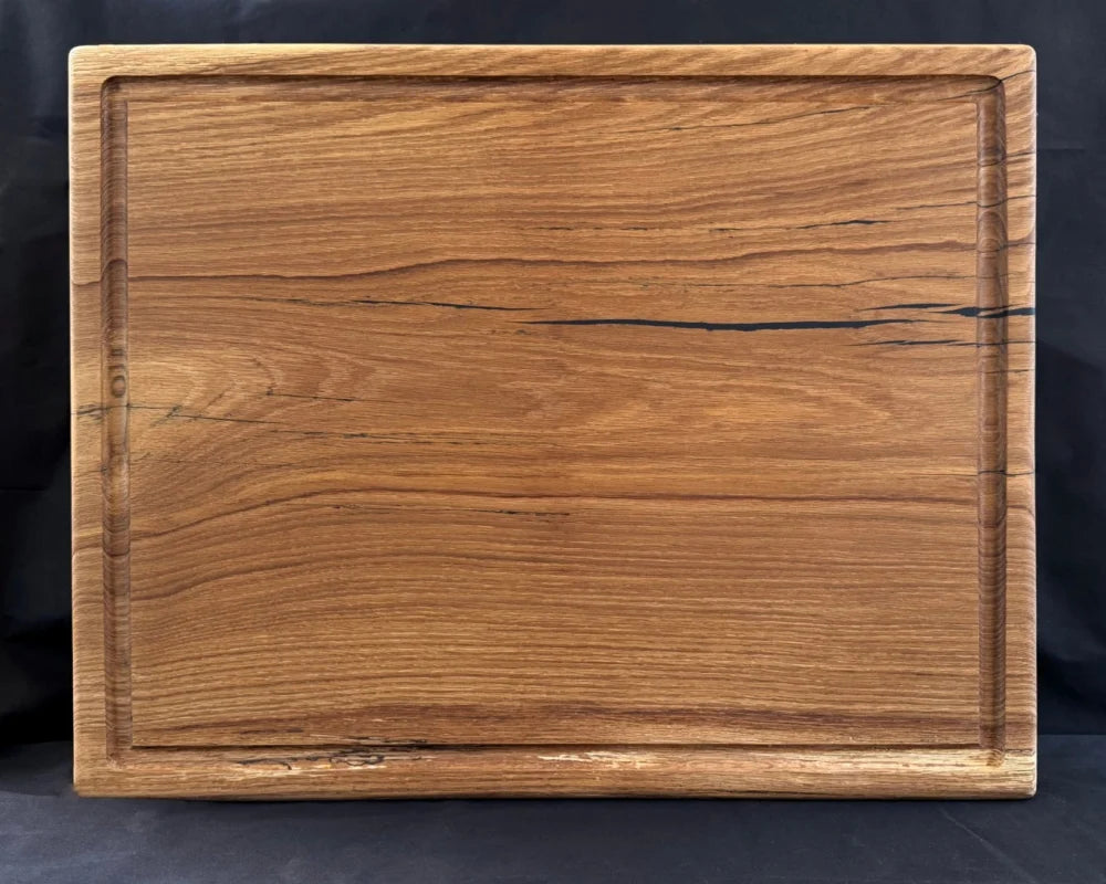 HEAVY OAK XXXL – monumentales Eiche-Schneidebrett für BBQ und große Aufgaben | 70 × 55 × 7 cm