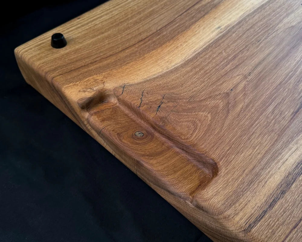 HEAVY OAK XXXL – monumentales Eiche-Schneidebrett für BBQ und große Aufgaben | 70 × 55 × 7 cm
