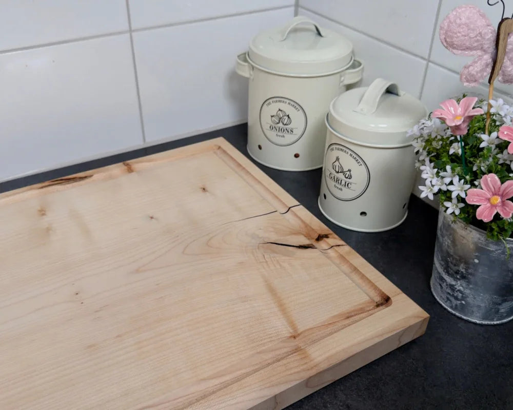 Saftrille-Seite – Ahornbrett zum Tranchieren von Braten und saftigen Cuts