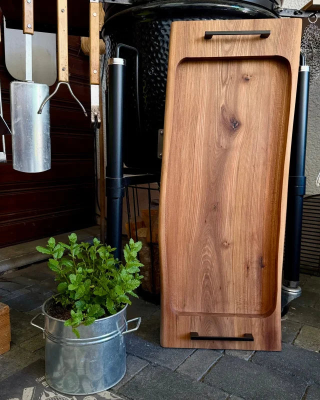 Pitmaster Board 80x30x4cm – BBQ & Catering Brett aus Ulme