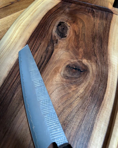 Schlankes 2,5 cm Profil, Kante und geölte Oberfläche, Detail