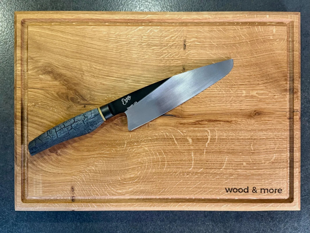 Handgefertigtes Schneidebrett Eiche – Chefstation L Basis