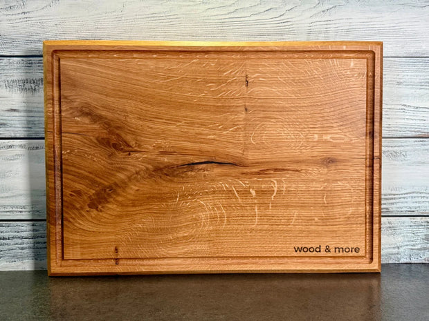 Schneidebrett Eiche 46×32 cm – CHEFSTATION L Basisbrett