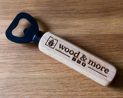 wood & more Flaschenöffner – kleines BBQ-Geschenk für deinen Grillabend