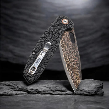 X-SPECTRE Evolution – Cu-Mai Damast Taschenmesser | limitiert